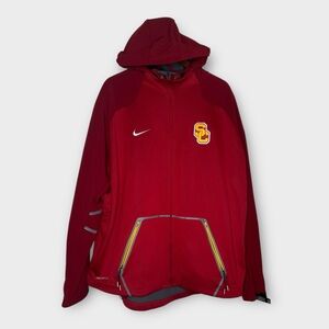 Nike USC‎ Thermafit Full Hooded Jacket Men’s XXL Great Condition!!